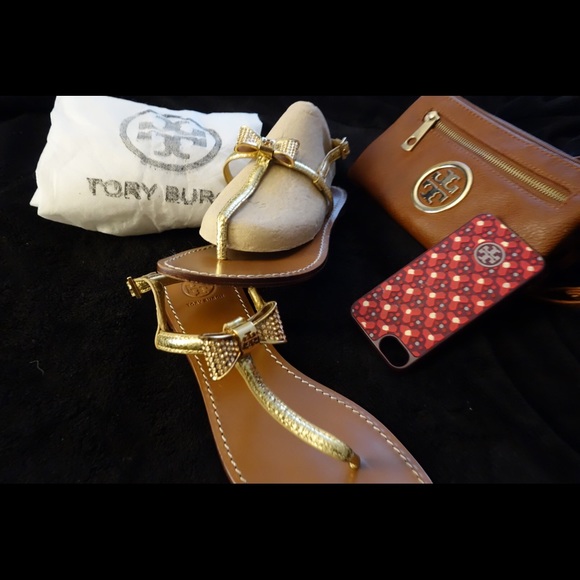 Tory Burch SANDALS, size 8 great condition - Picture 1 of 6